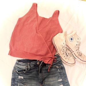 Knitted tank top - summer / spring / fall